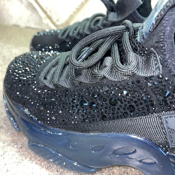 🆕 Steve Madden Maxima Trainers “Black Multi” Sneakers, 8.5 - Picture 10 of 12